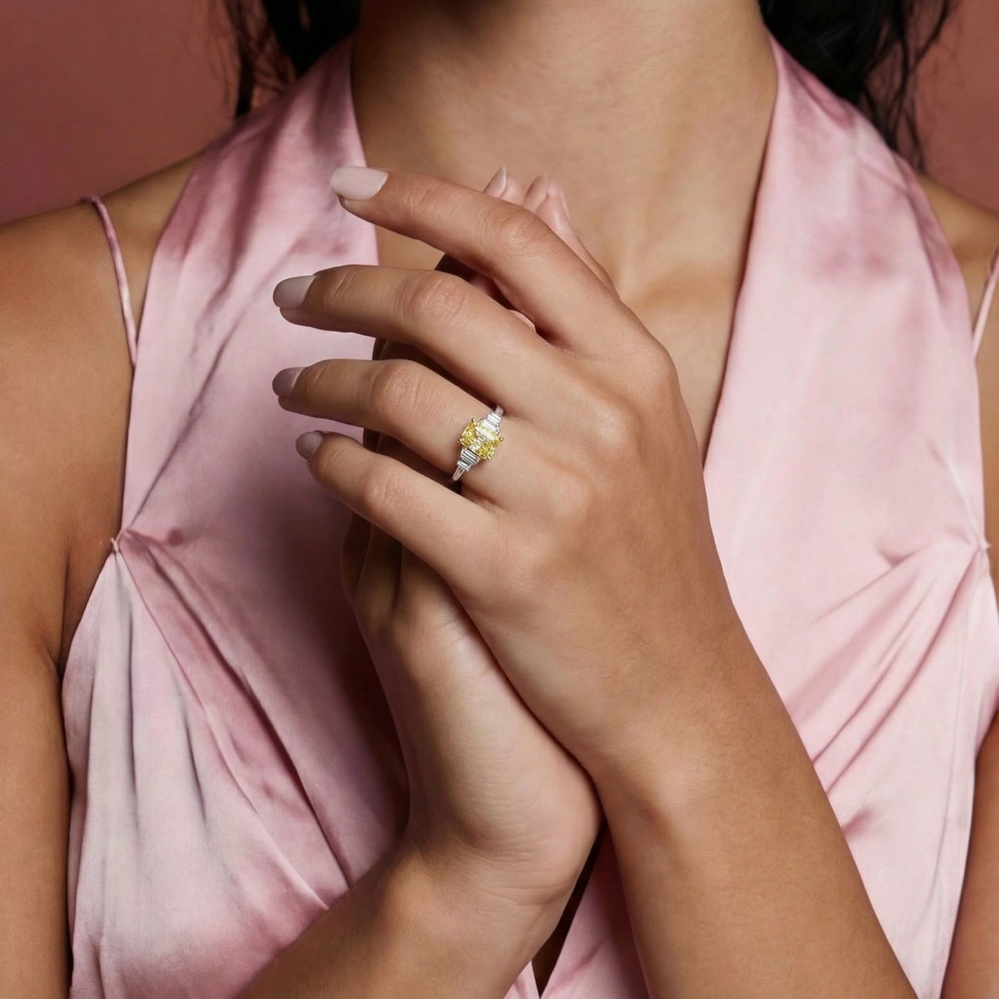 Sunset Sovereign Moissanite Ring | Le'Var Neilson