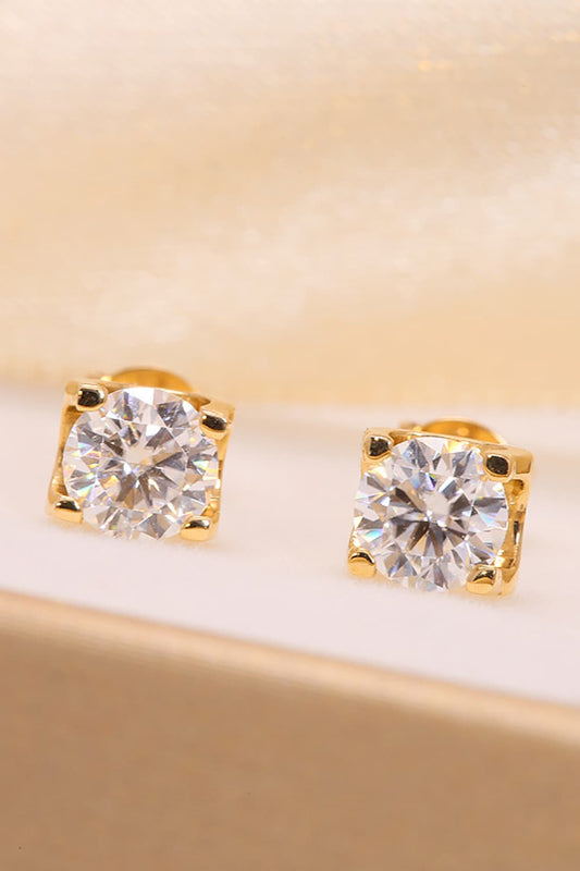 1 Carat Lab-Grown Diamond 18K Gold Stud Earrings: A Stunning and Ethical Choice