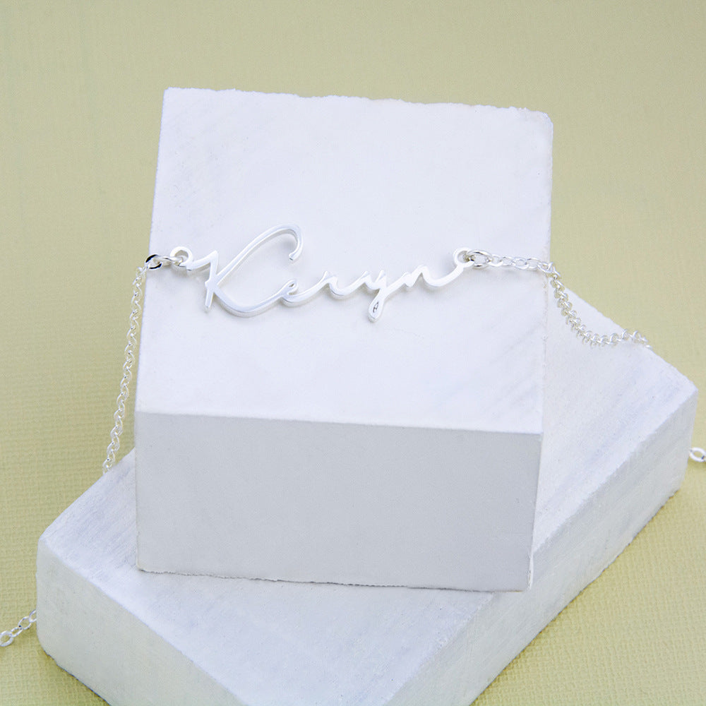 Noble and Exquisite Customizable Name Design Versatile Bracelet