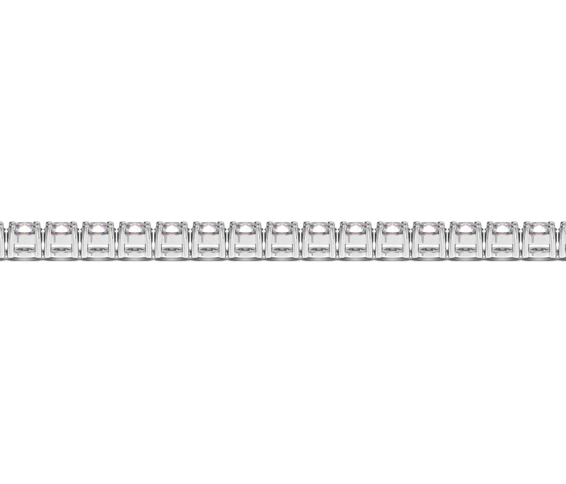 Lab Grown Round Diamond Tennis Bracelet in 14k White Gold (10 cctw F/G  VS2/SI1)