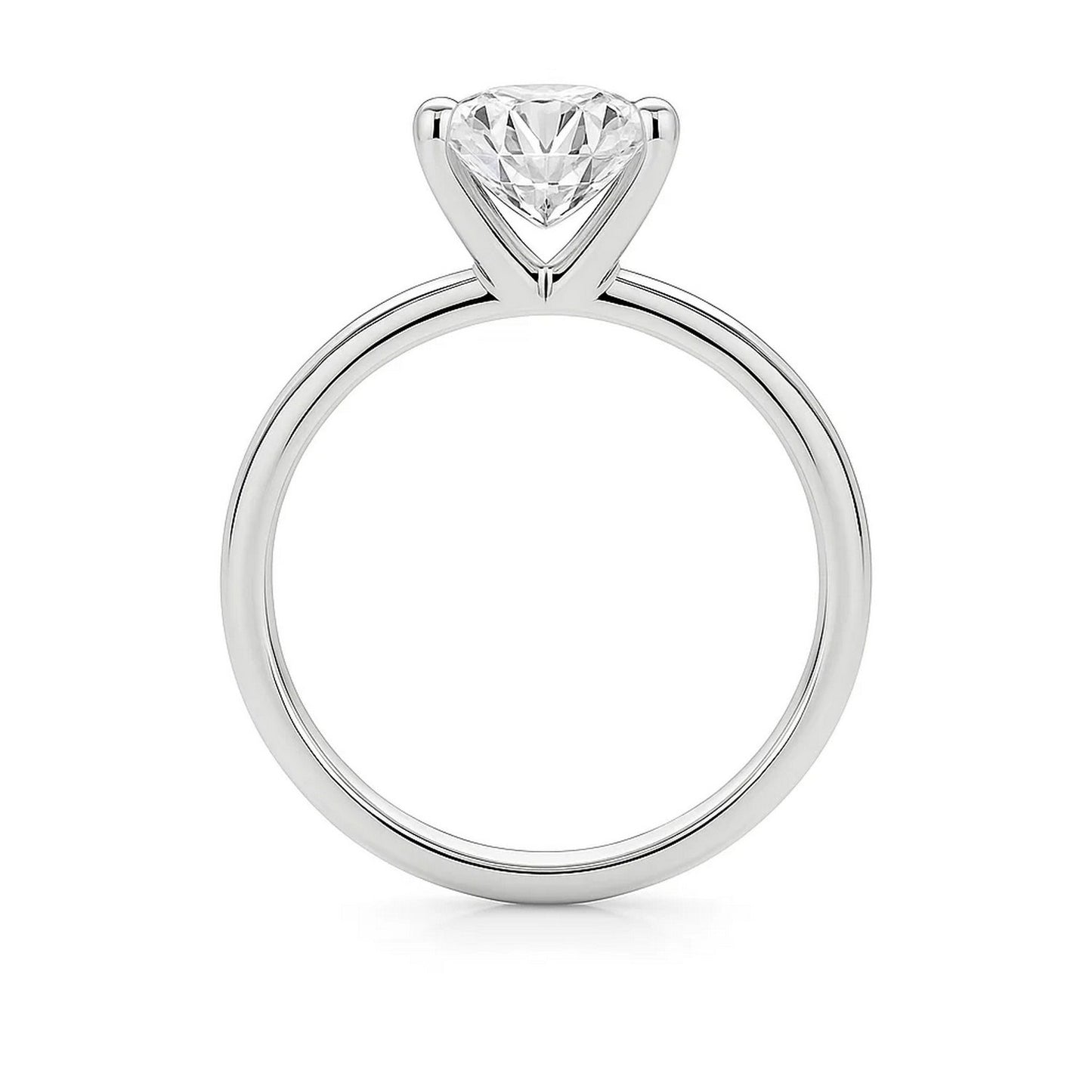 2 Carat Princess Lab Grown IGI G/VS1 Diamond Solitaire Ring in 10K White Gold