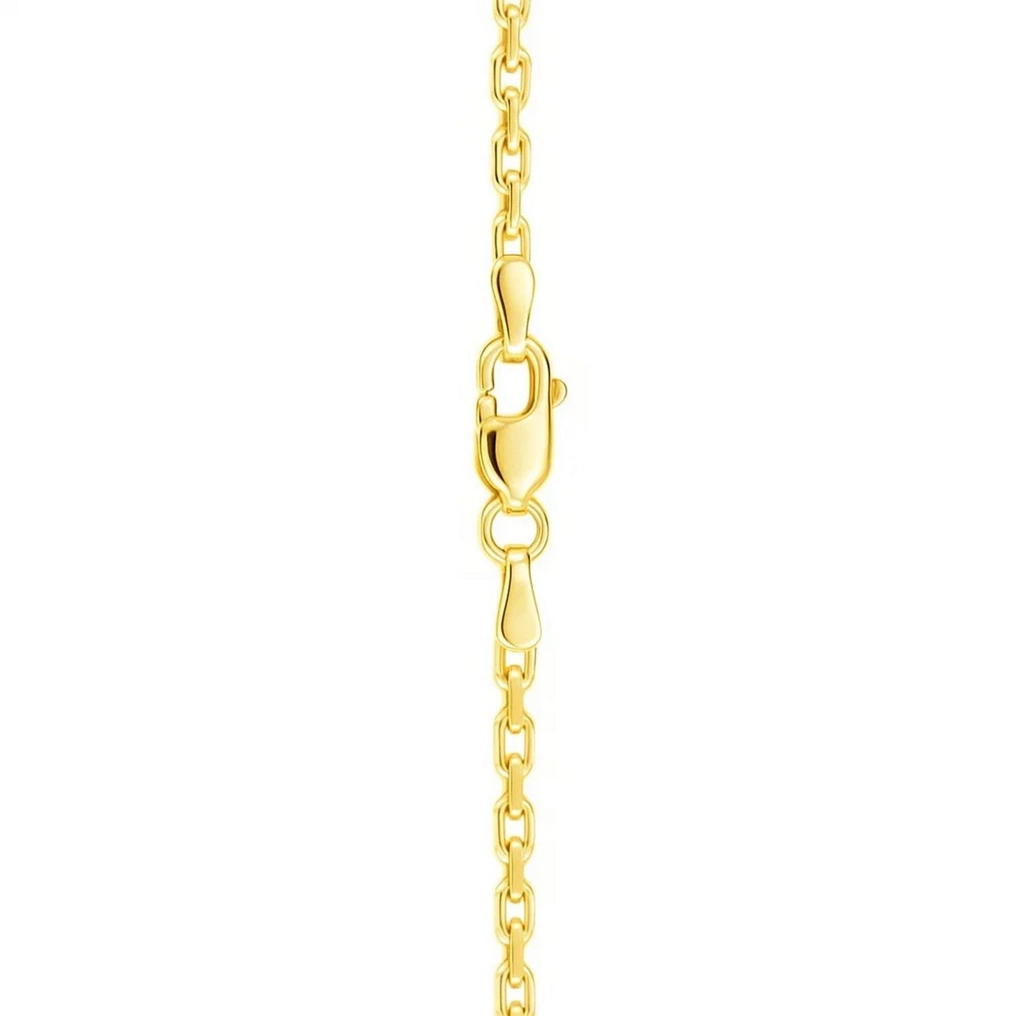 14k Yellow Gold French Cable Chain (1.90 mm)