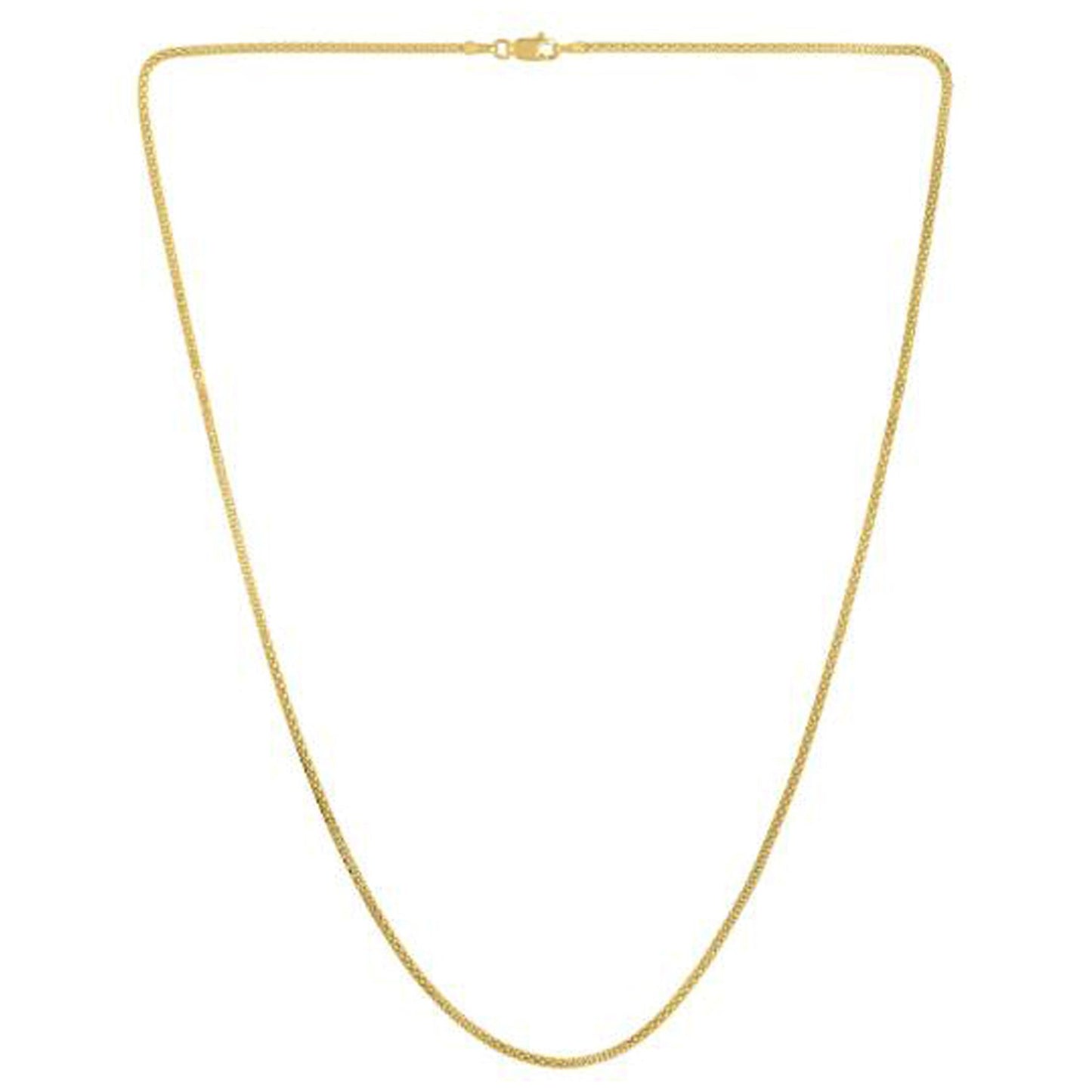 Popcorn Chain in 14k Yellow Gold (1.60 mm)