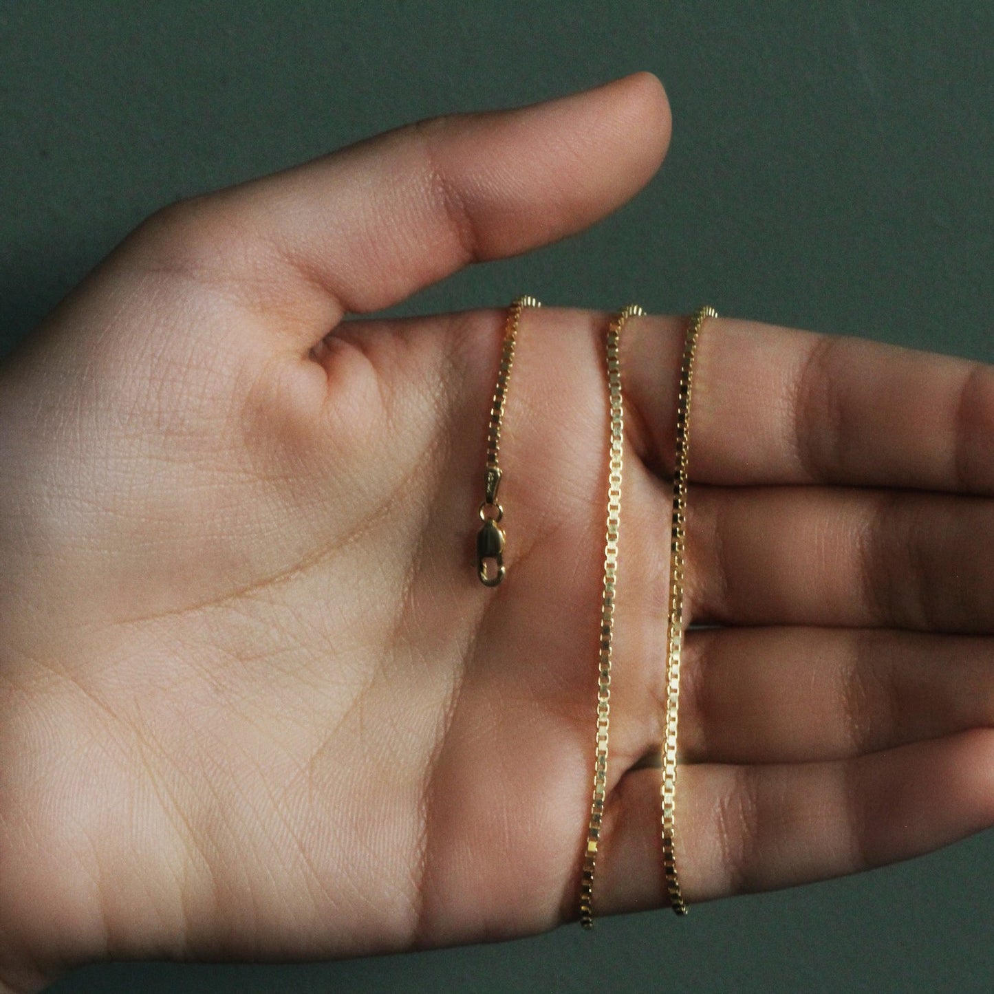 10k Yellow Gold Classic Box Chain (1.40 mm)