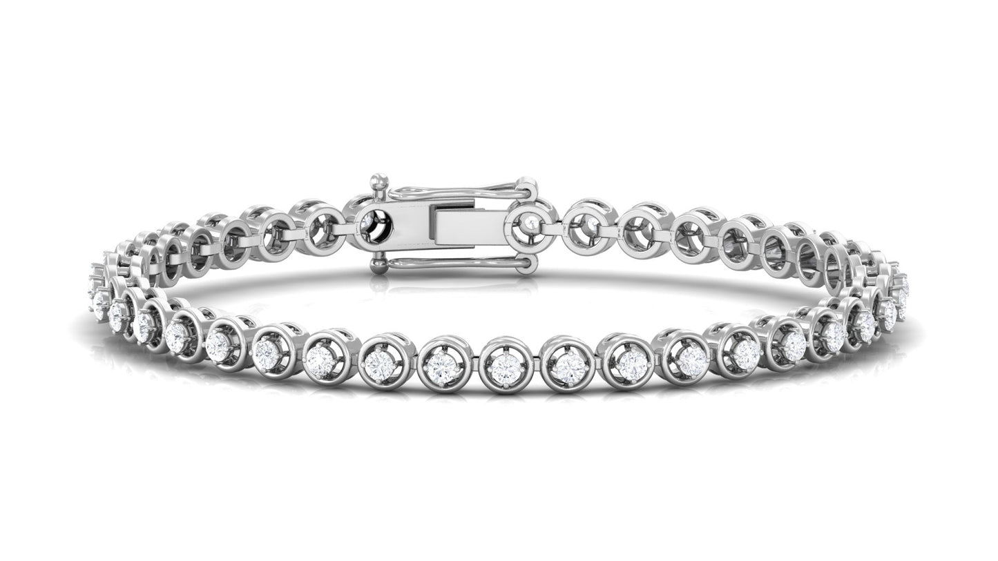 1.50 CT Zircon Tennis Bracelet