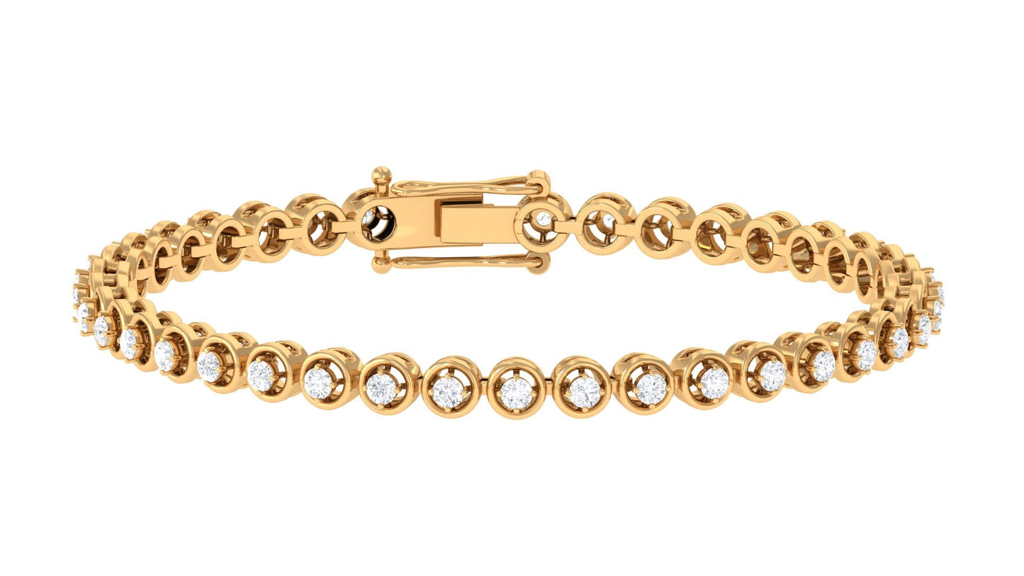 1.50 CT Zircon Tennis Bracelet