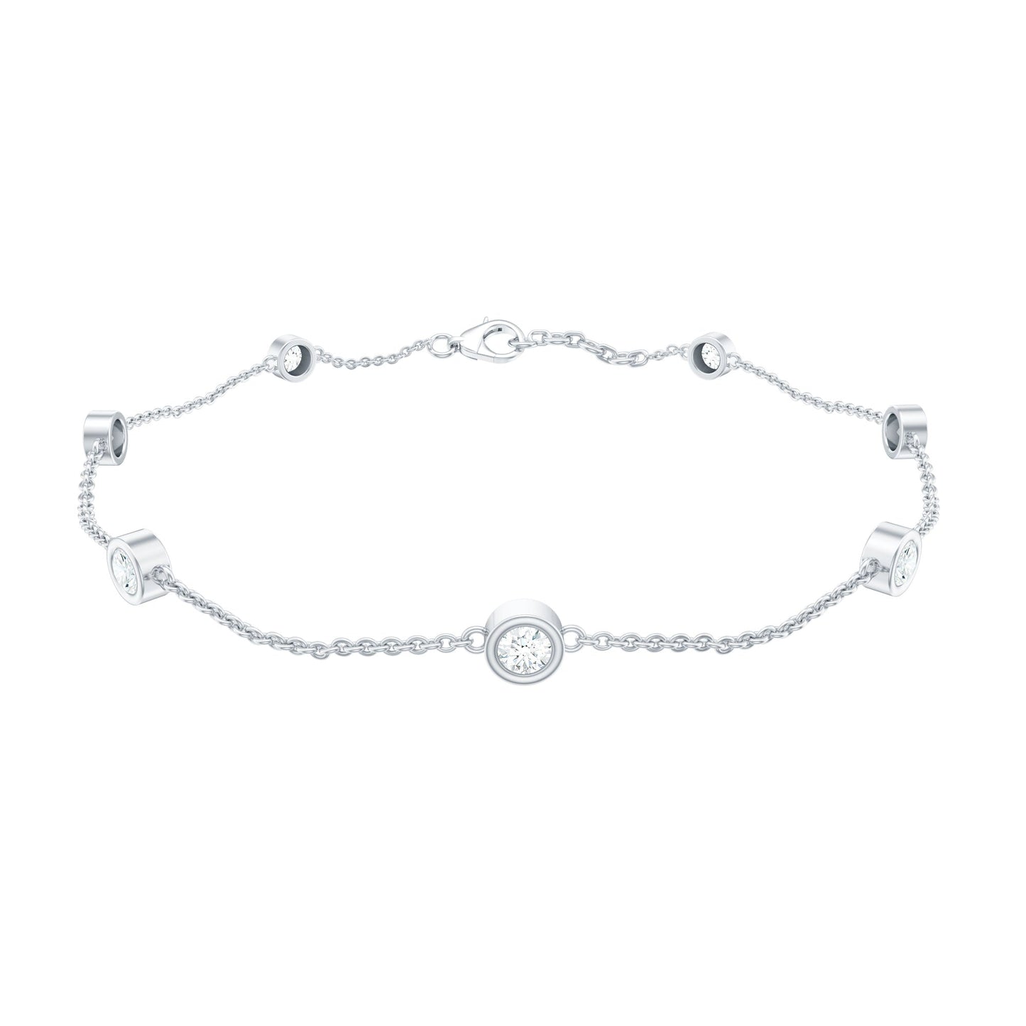 Lab Grown Diamond Chain Bracelet for Women