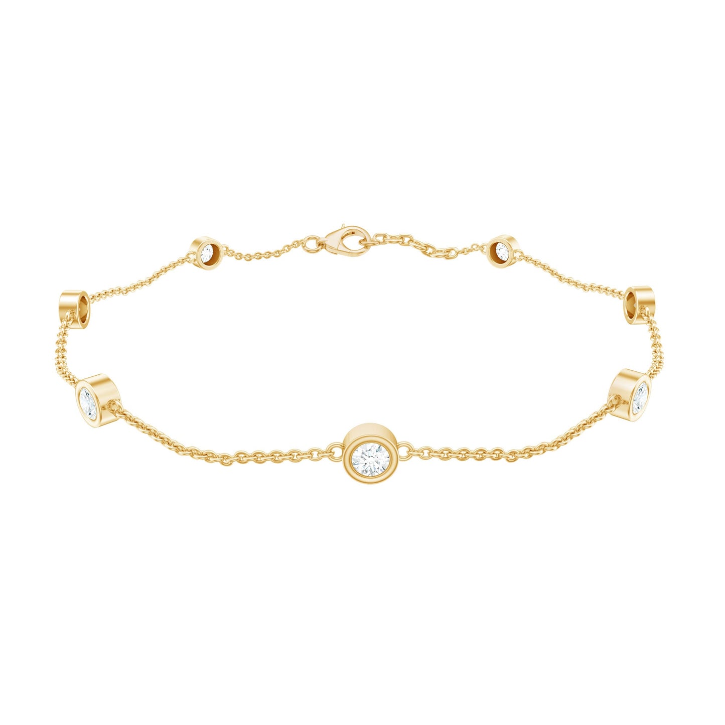 Lab Grown Diamond Chain Bracelet for Women