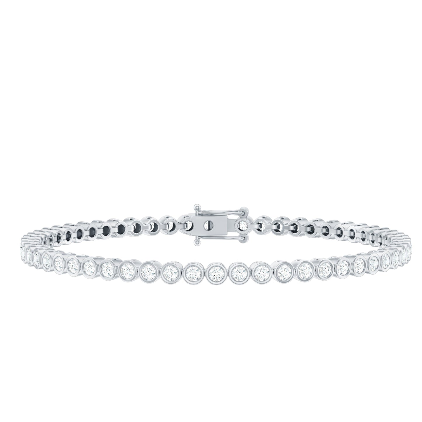 3.50 CT Moissanite Wedding Tennis Bracelet For Bride