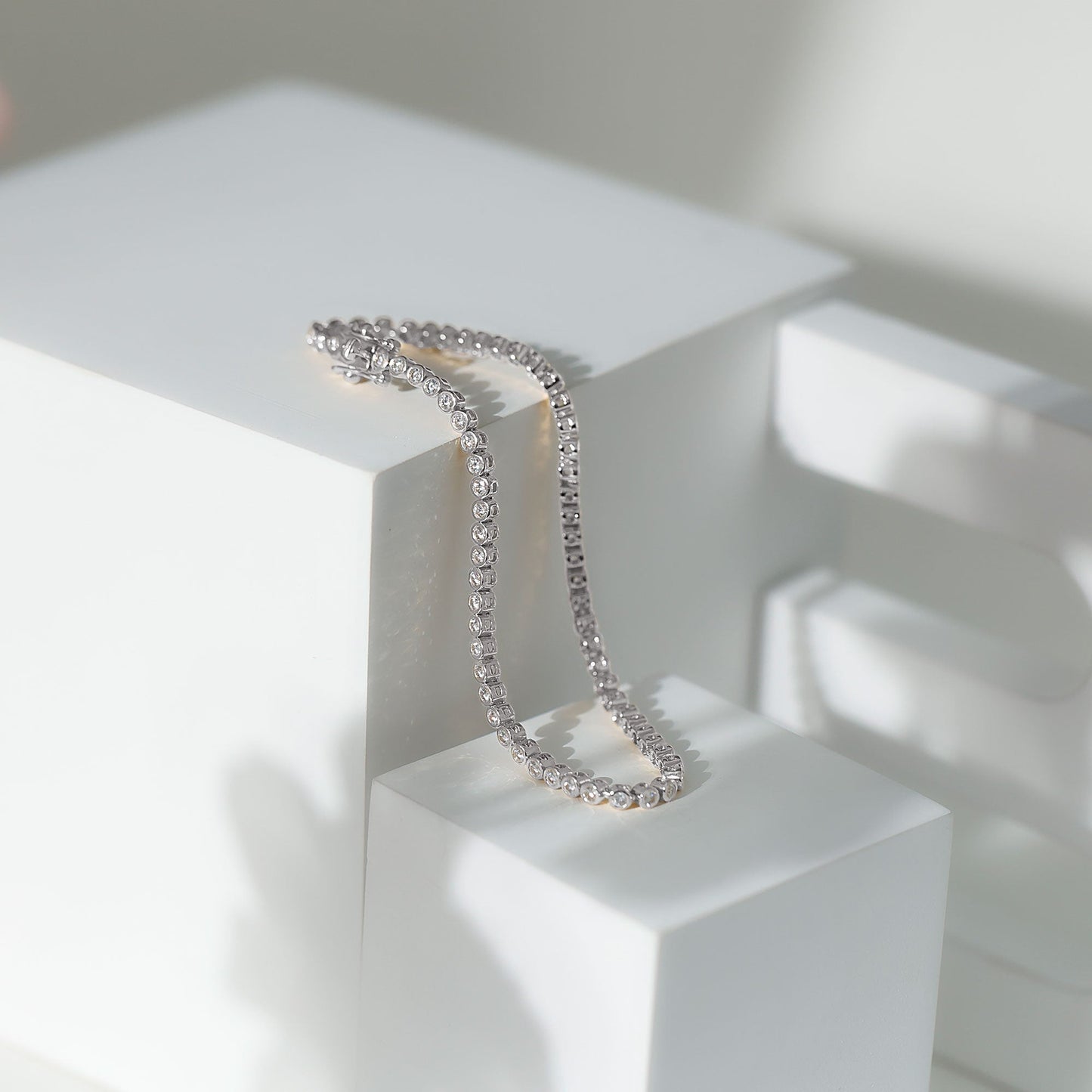 3.50 CT Moissanite Wedding Tennis Bracelet For Bride