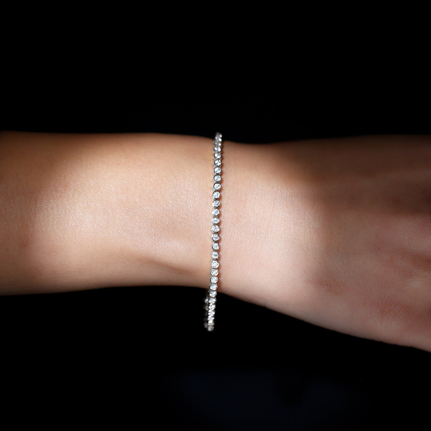 3.50 CT Moissanite Wedding Tennis Bracelet For Bride