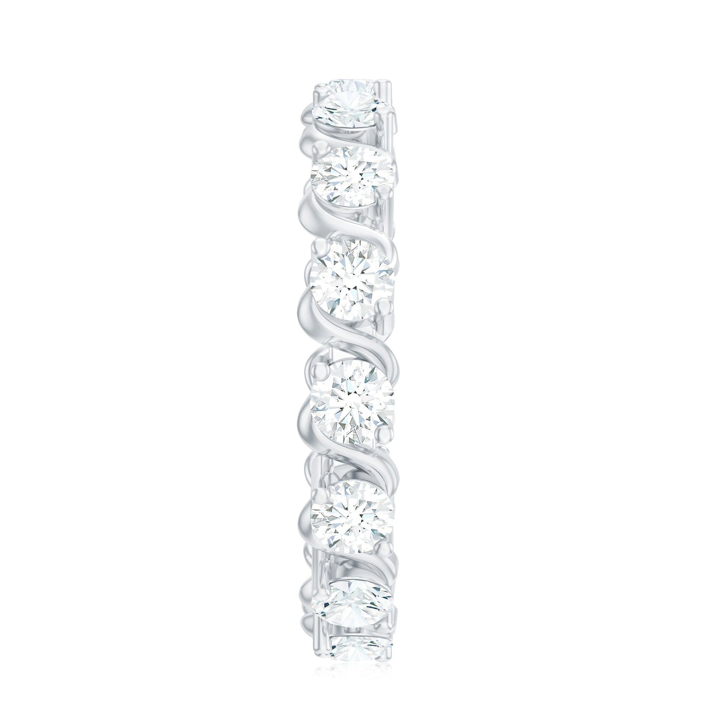 Certified Lab Grown Diamond Eternity Wedding Band
