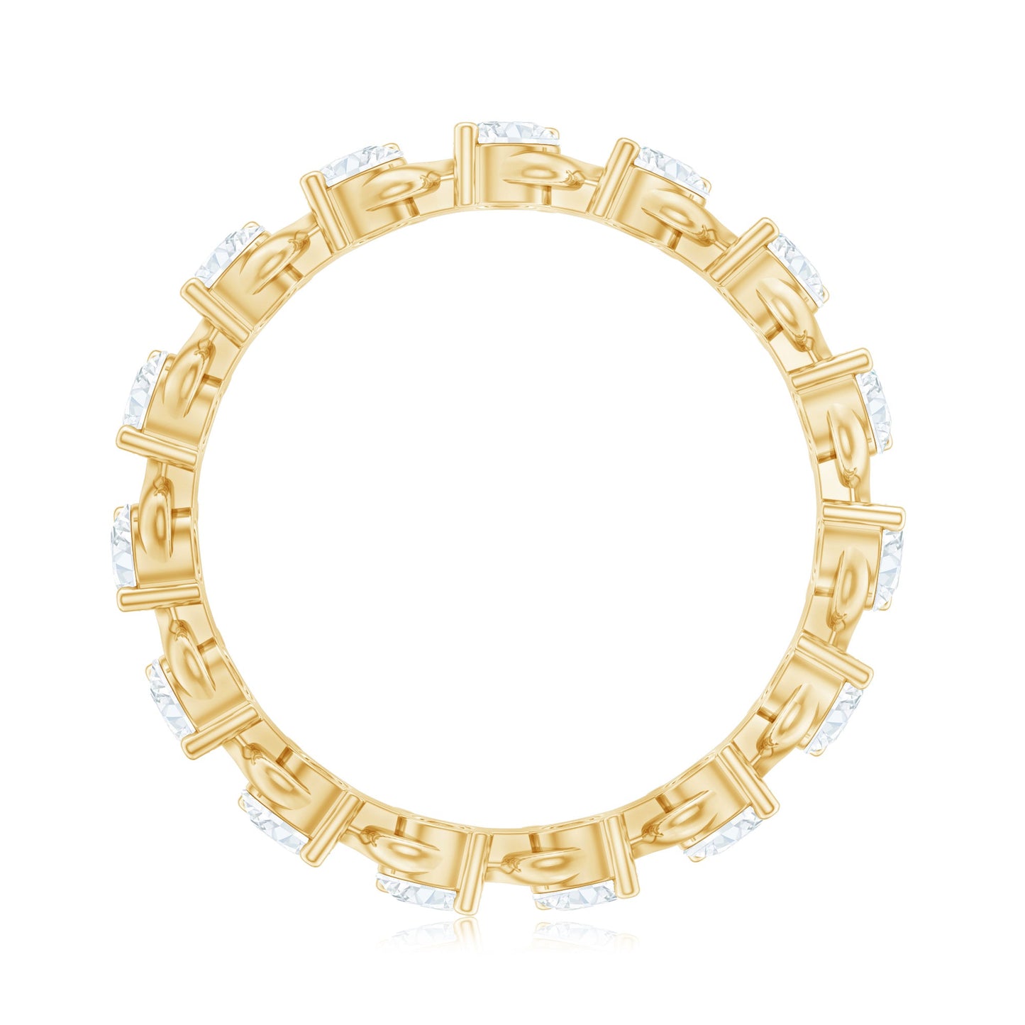 Certified Lab Grown Diamond Eternity Wedding Band