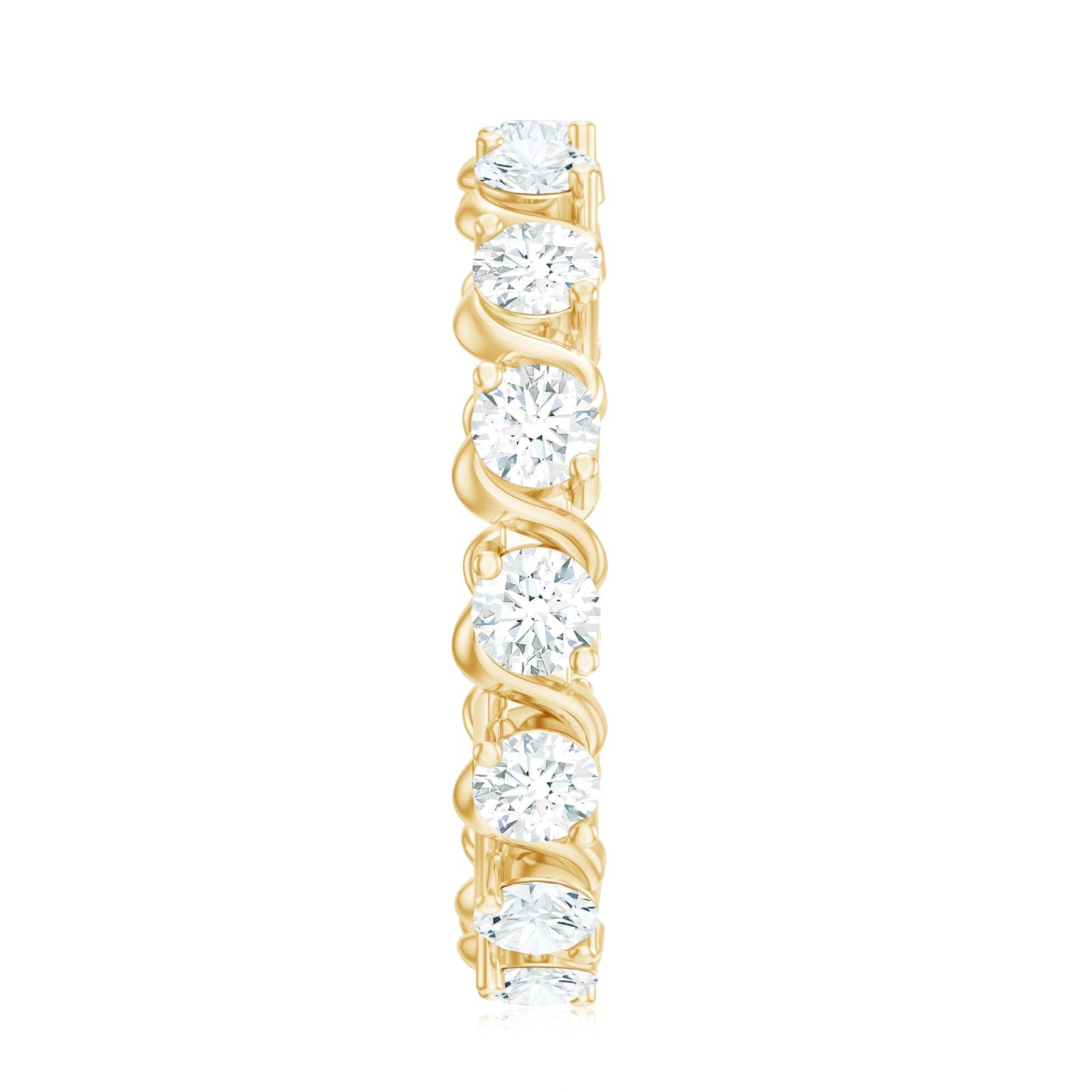 Certified Lab Grown Diamond Eternity Wedding Band
