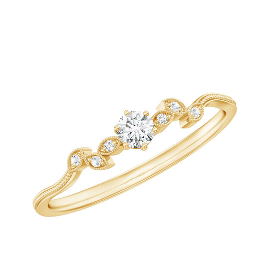 Certified Lab Grown Diamond Minimalist Promise Ring