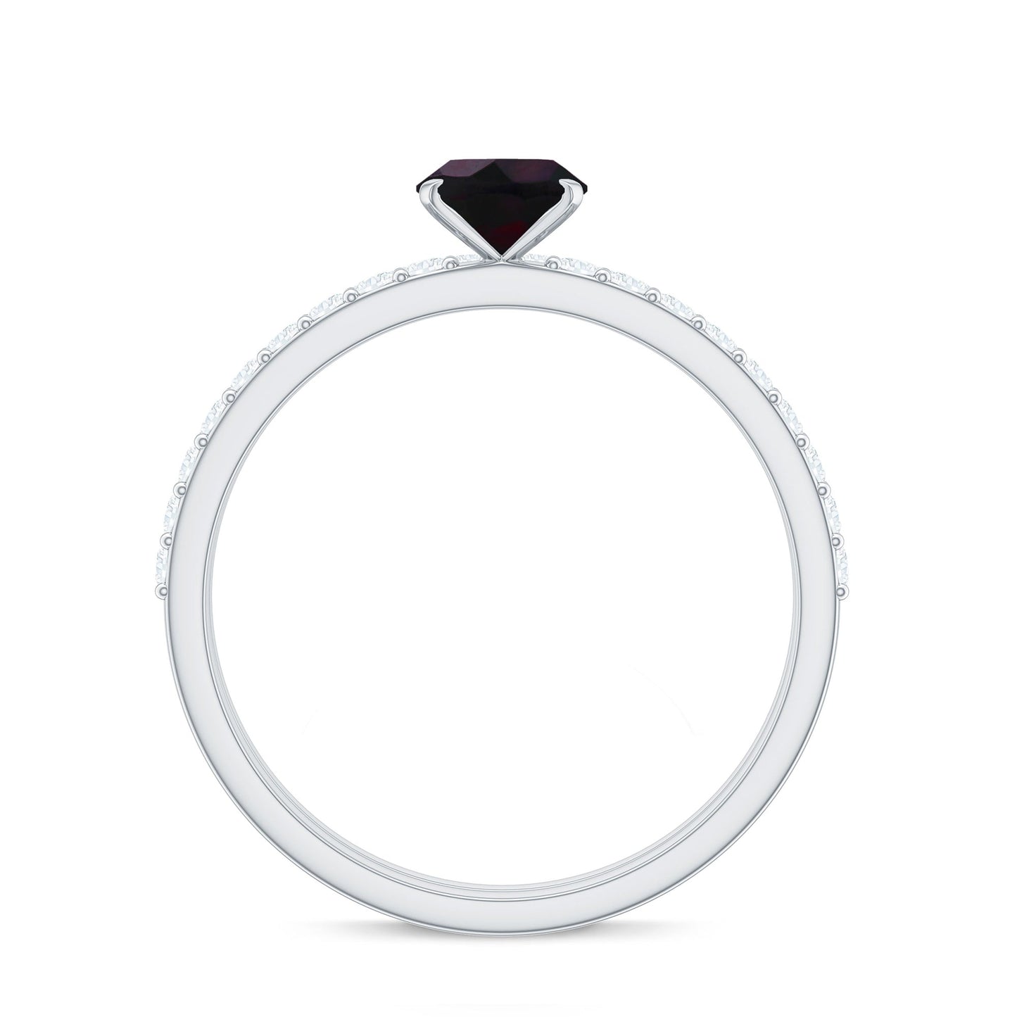 0.9 Carat Oval Cut Black Opal Wedding Ring Set With Diamond
