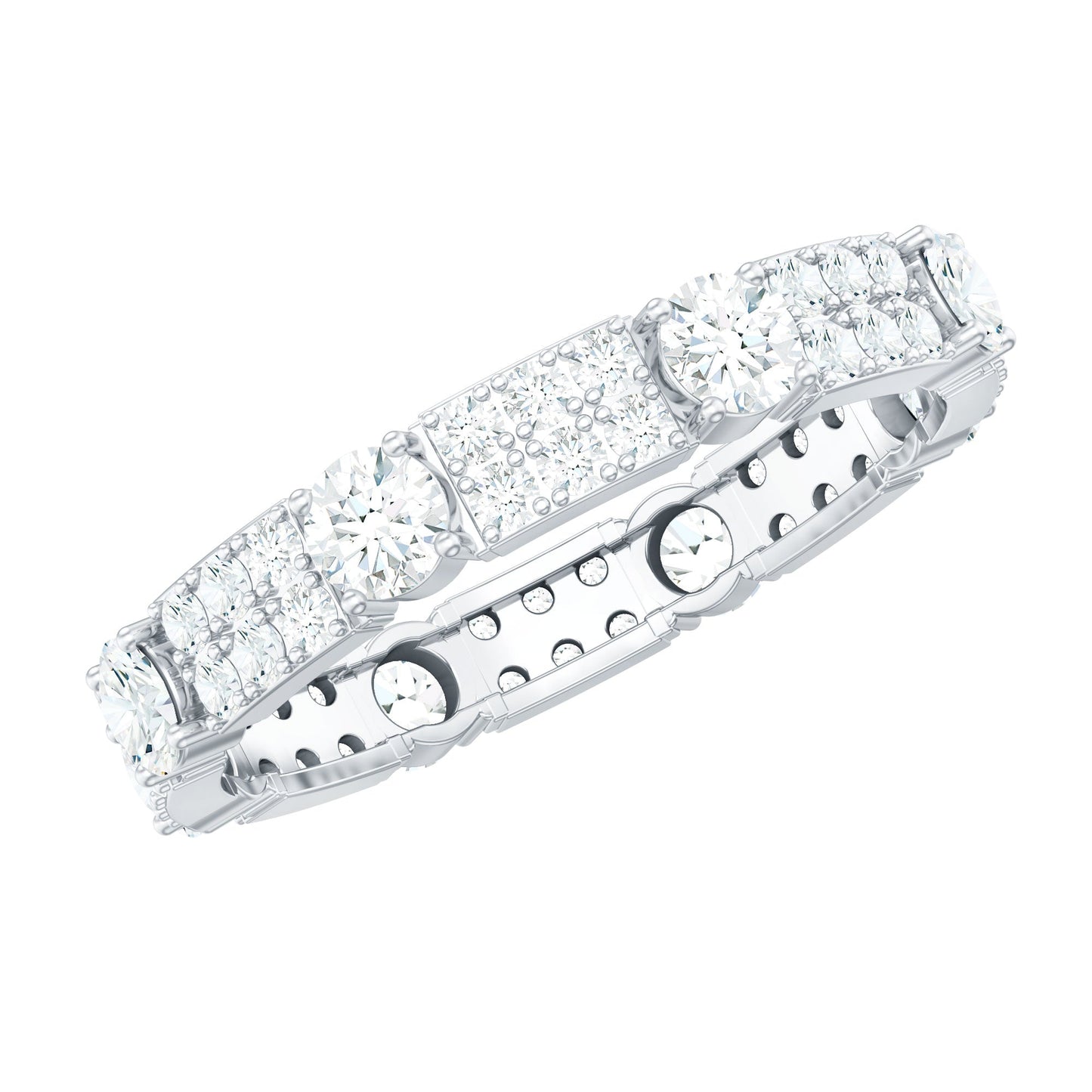 Full Eternity Lab Grown Diamond Wedding Band For Women