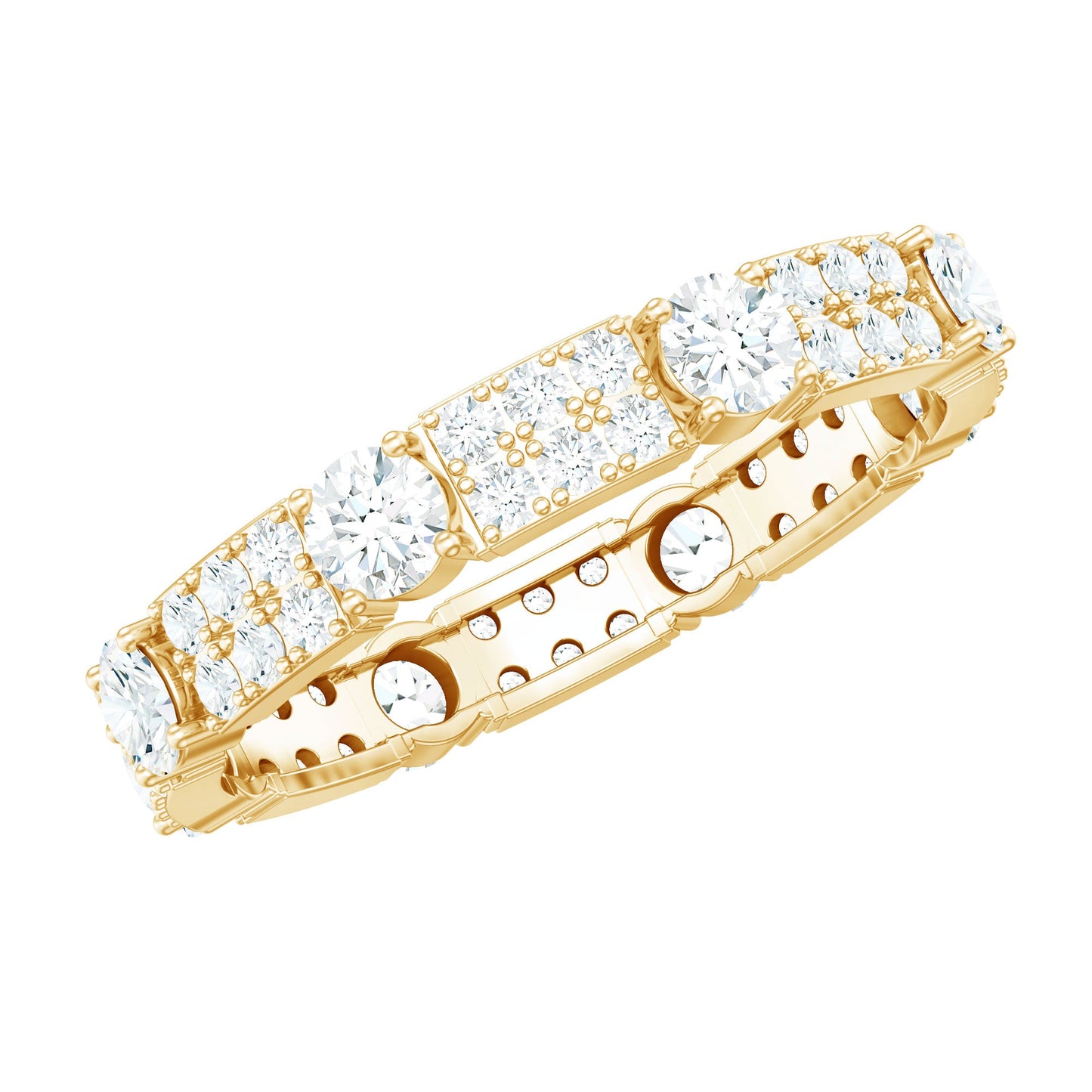 Full Eternity Lab Grown Diamond Wedding Band For Women