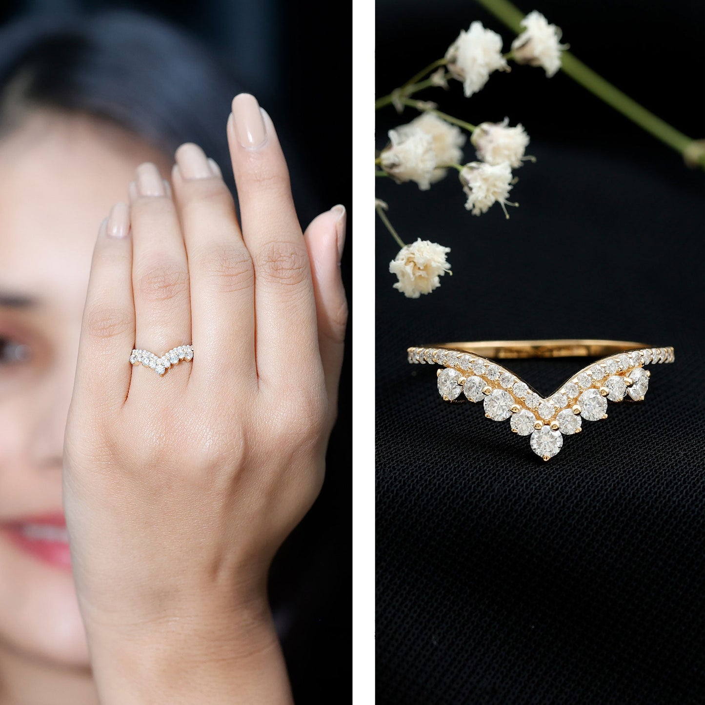 Classic Lab Grown Diamond Engagement Ring Enhancer