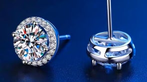 Le'Var — 1 Carat Moissanite Stud Earrings